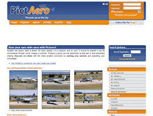 Tablet Screenshot of pictaero.com